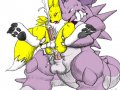 Yiffy Furry Yaoi Digimon - Gay - Big Dinosaur Fucking Male Renamon.jpg